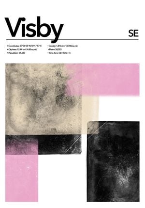 Visby Abstract 70x100