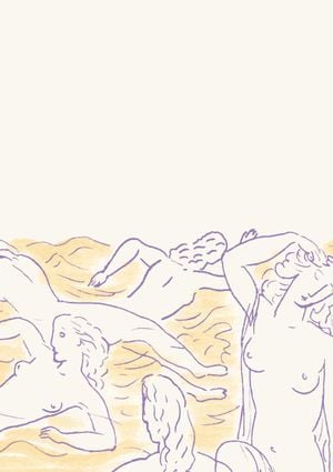 Waiting For The Sun 21x30
