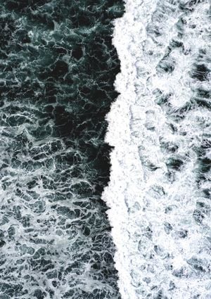 Wave Collision 21x30