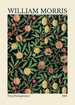 William Morris Fruit Black