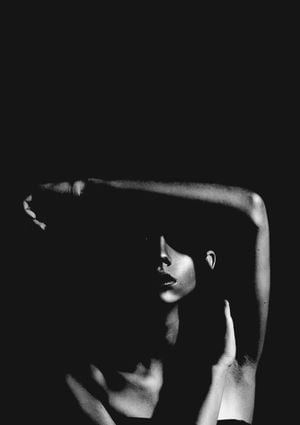 Woman In Shadows 21x30