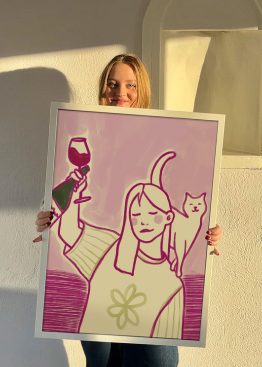 Cats And Wine 2, Rosa