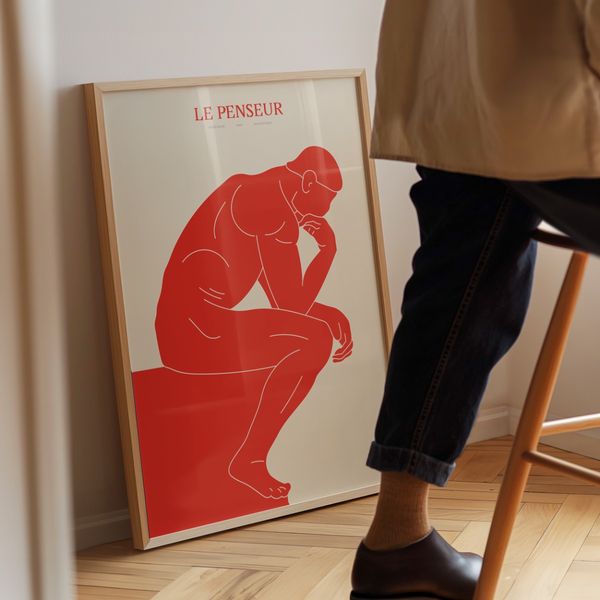 Le Penseur Red