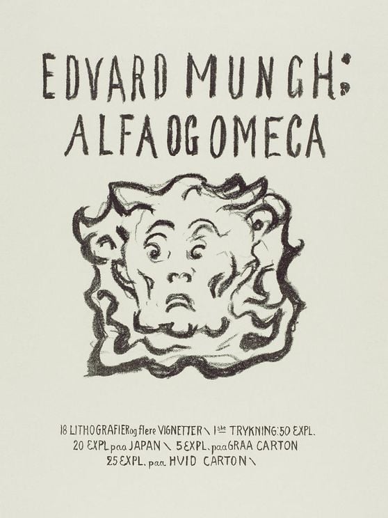 Alpha And Omega Title Page By Munch