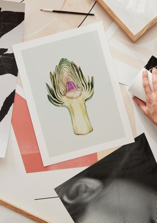 Artichoke In Watercolor