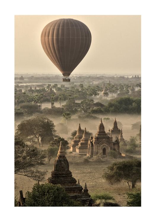 Balloon Over Bagan