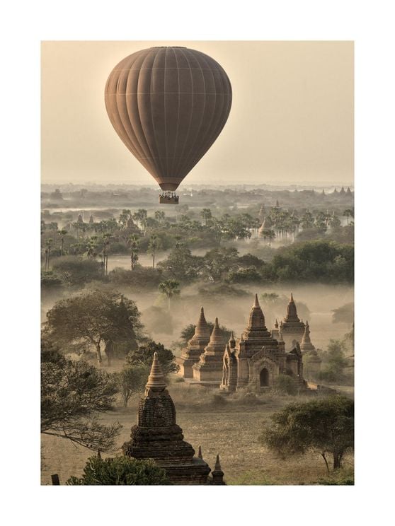 Balloon Over Bagan