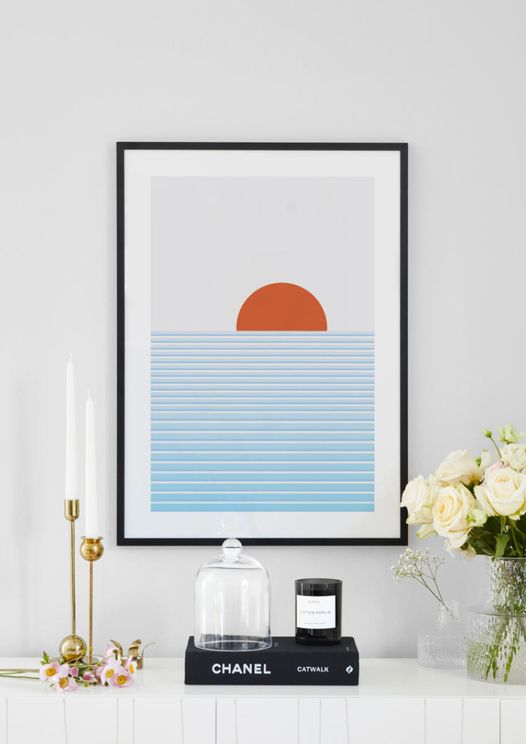 Purchase Binary Sunset Poster Online | DearSam.com