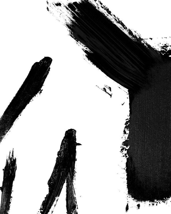 Black Acryllic Strokes