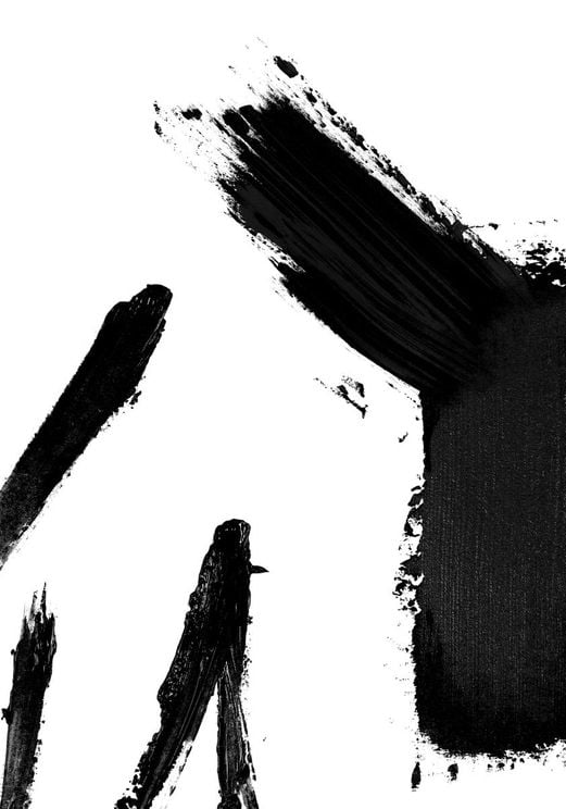 Black Acryllic Strokes