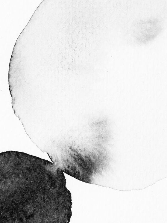 Black And White Watercolor