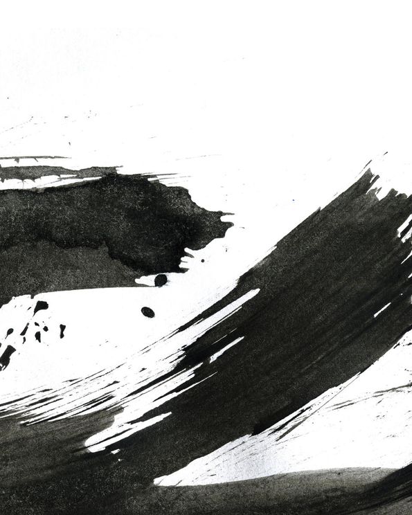 Black Ink Strokes