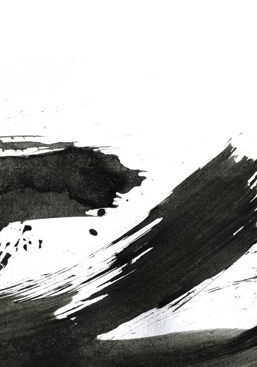 Black Ink Strokes