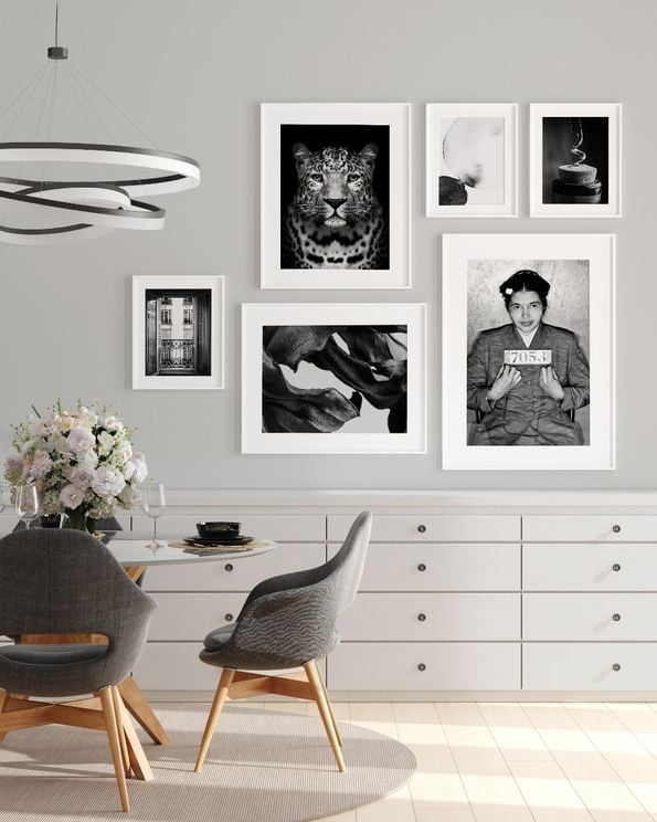 Black And White Watercolor