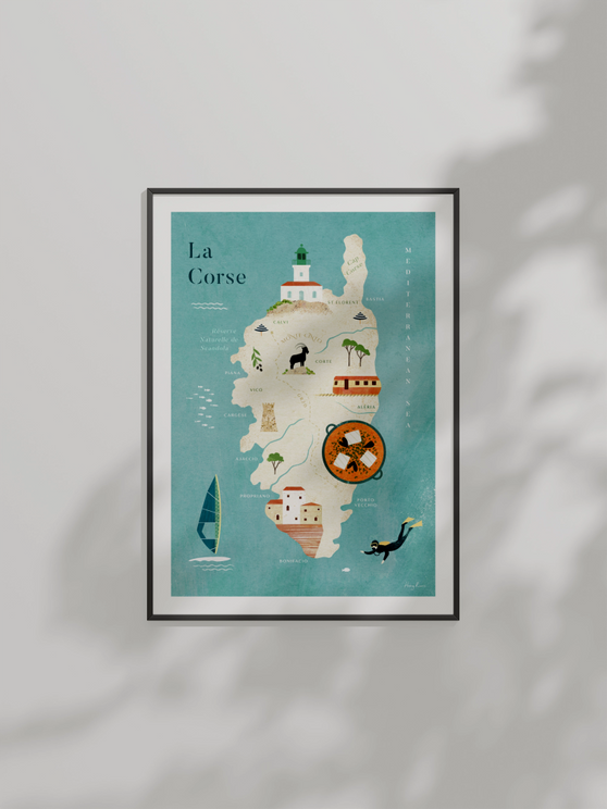 La Corse Map