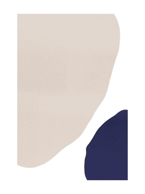 Blue Beige Abstract