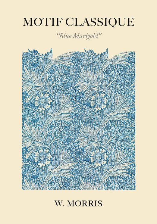 Blue Marigold By William Morris