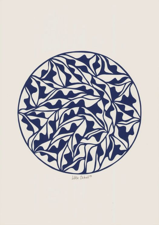 Blue Serenity 50x70