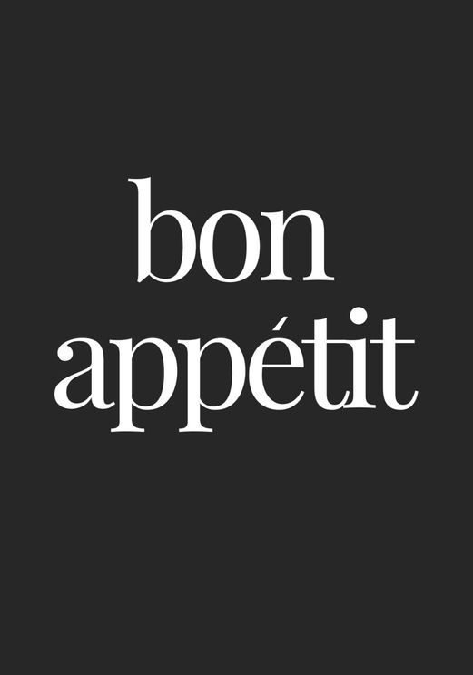 Bon Appetit