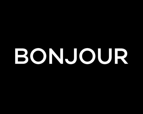 Bonjour Black