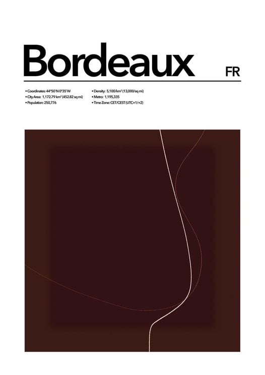 Bordeaux Abstract