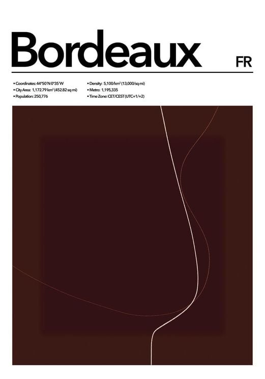 Bordeaux Abstract