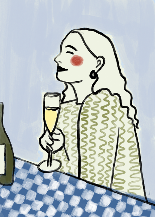 Bubbles, Blå