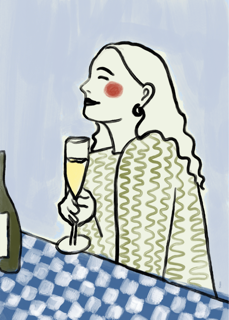 Bubbles, Blå