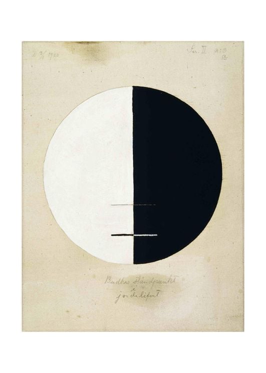 Buddha's Standpoint In The Earthly Life No 3a By Hilma Af Klint