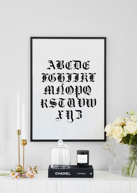 Calligraphy Alphabet