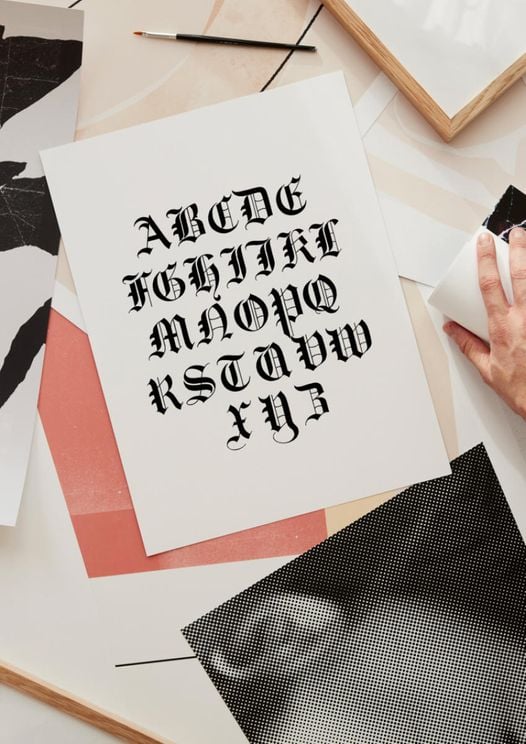 Calligraphy Alphabet
