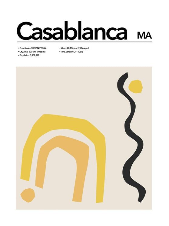 Casablanca Abstract