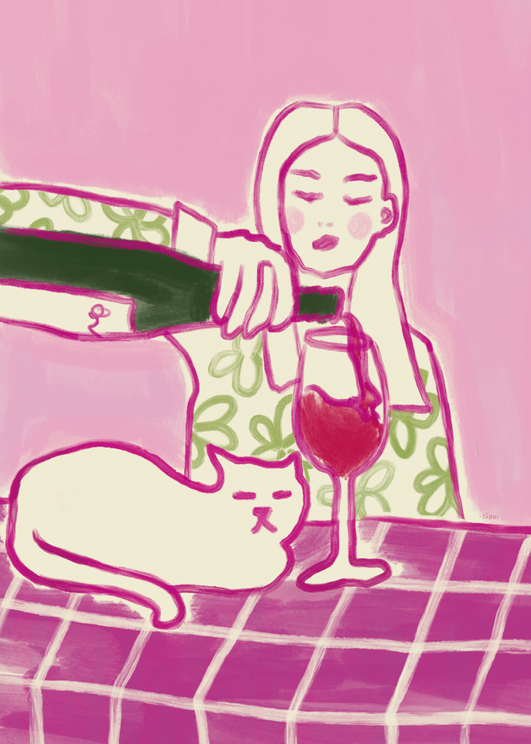 Cats And Wine, Rosa