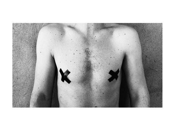 Censored Breasts Man