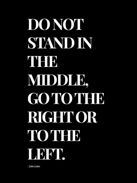 Don't Stand In The Middle