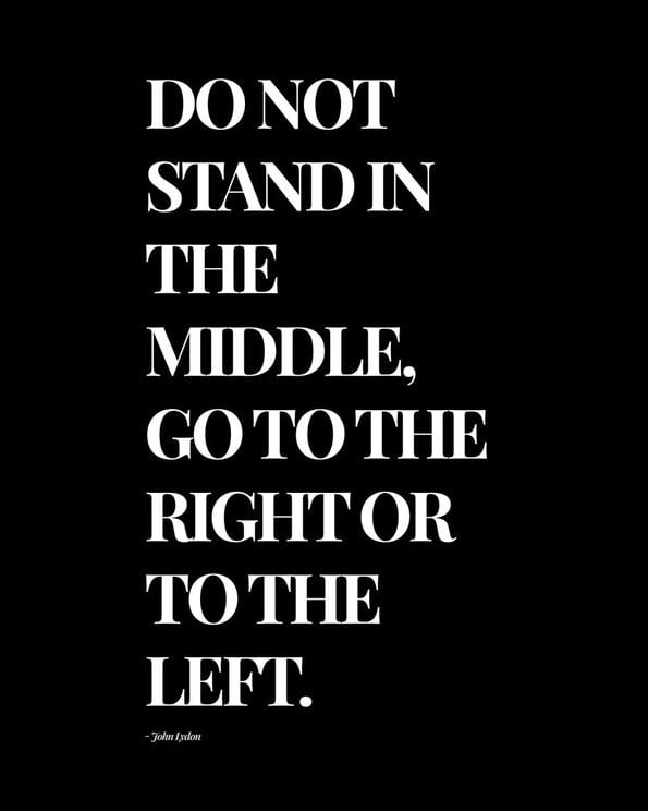 Don't Stand In The Middle