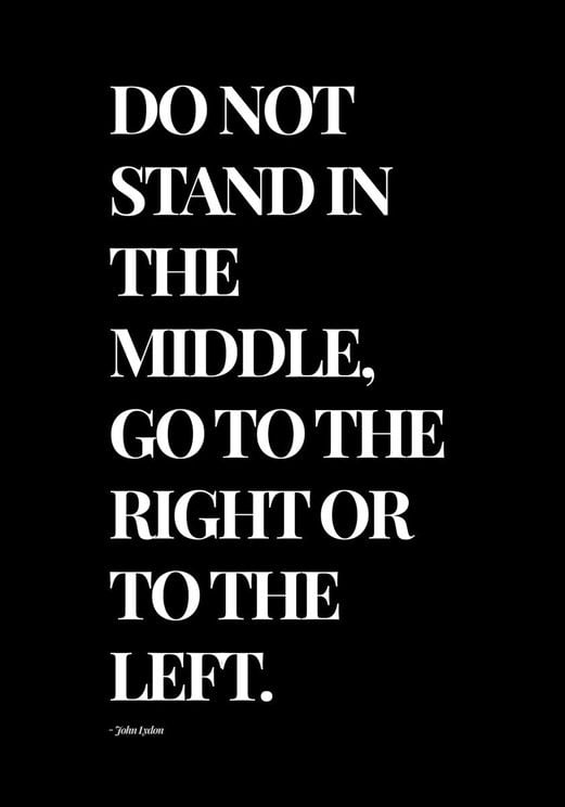 Don't Stand In The Middle
