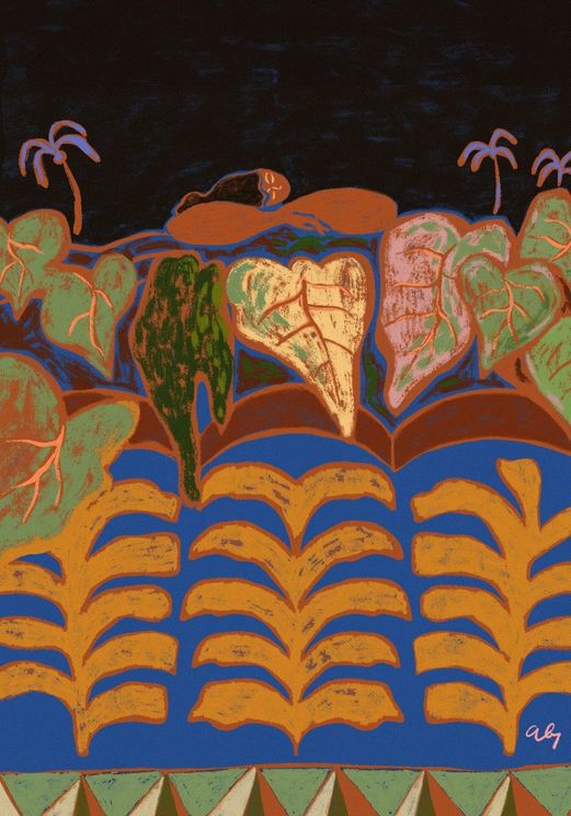 Dreaming Under the Stars 50x70