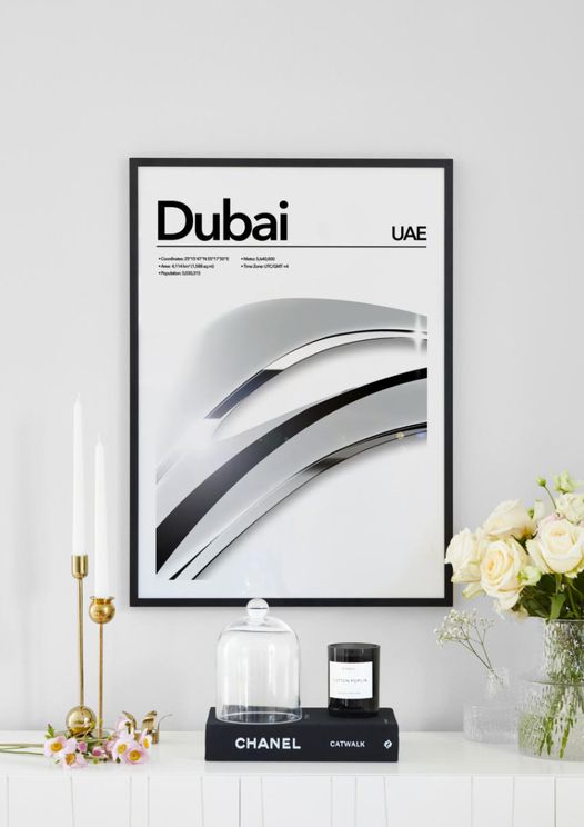 Dubai Abstract Plakat Online DearSam.dk