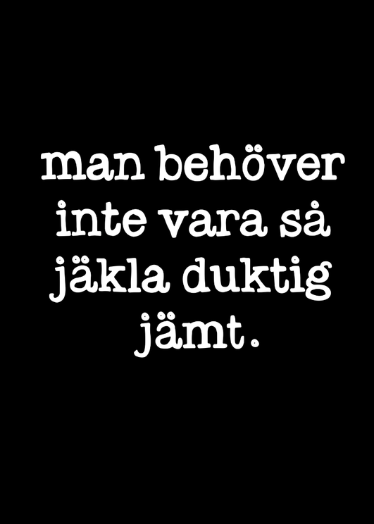 Duktig Svart