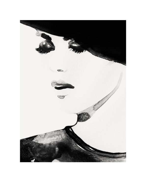 Eyes Closed Illustration