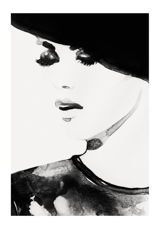 Eyes Closed Illustration