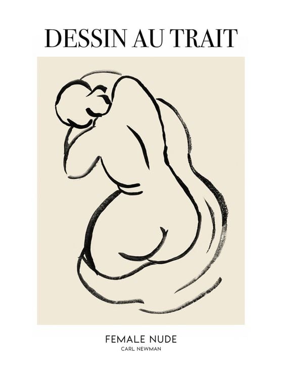 Female Nude 2 By Carl Newman