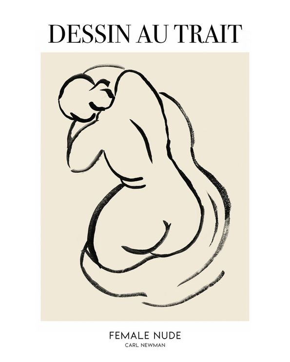 Female Nude 2 By Carl Newman