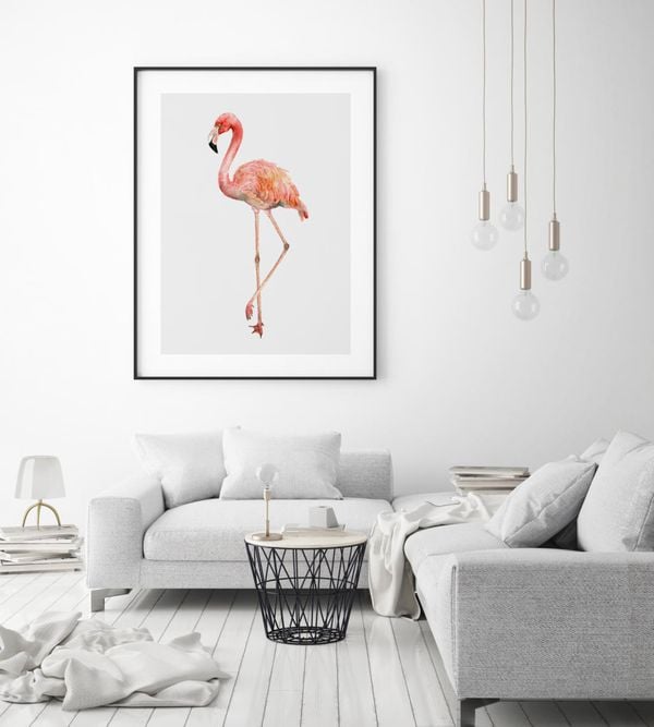 Flamingo In Watercolor