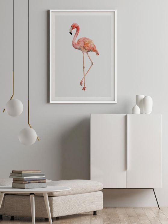 Flamingo In Watercolor