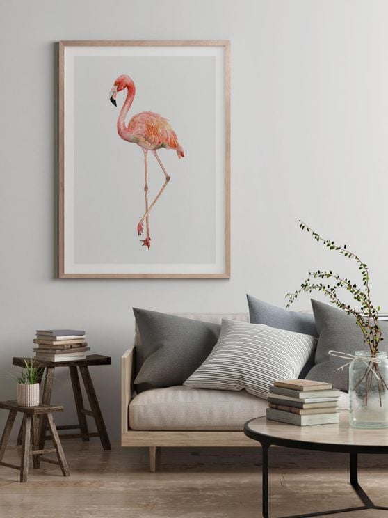 Flamingo In Watercolor