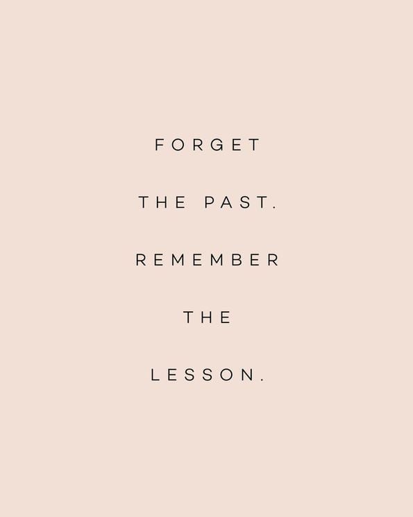 Forget The Past
