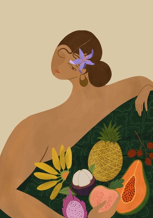 Fruit Seller 50x70