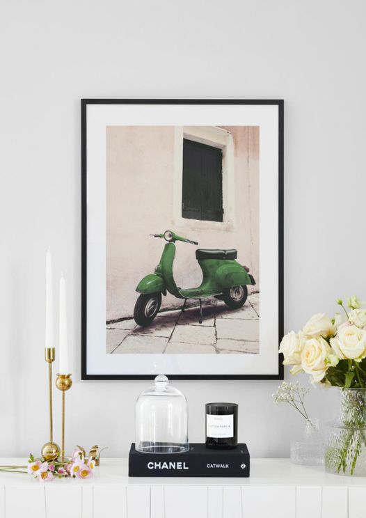Green Vespa